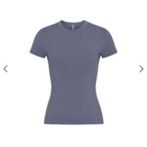 SKIMS Steel Blue Outdoor Cotton Tee